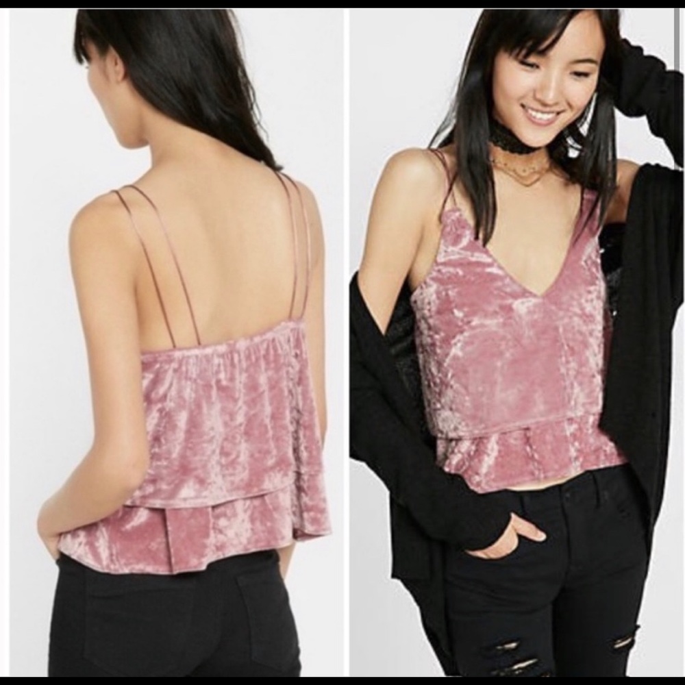 One Eleven Velvet Crop Top